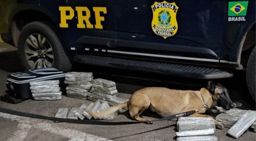 Traficantes são presos com maconha na BR 163, em Guaraciaba