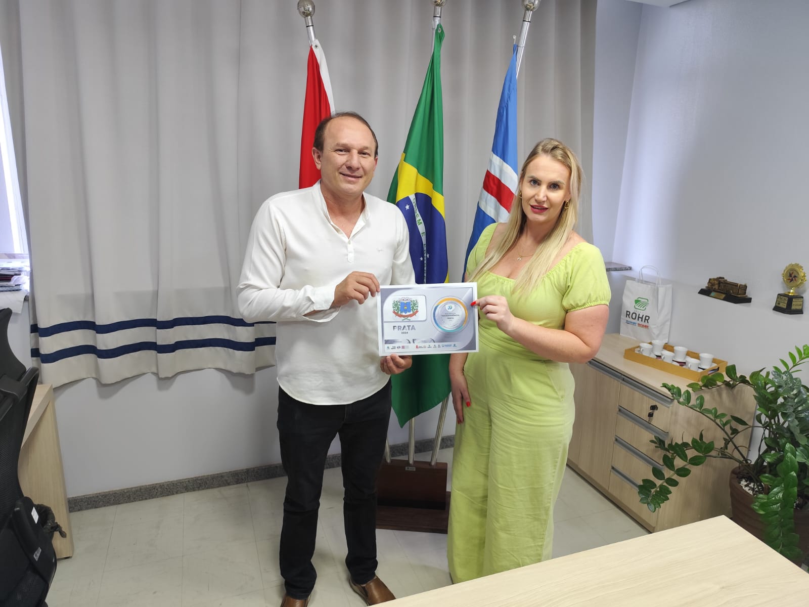 Recebe Selo de Qualidade em Transparência Pública - Categoria Prata