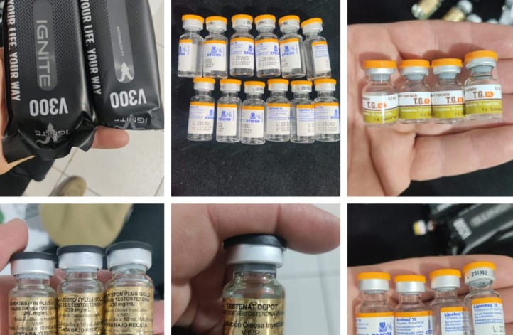 Medicamentos, anabolizantes e cigarros eletrônicos são apreendidos