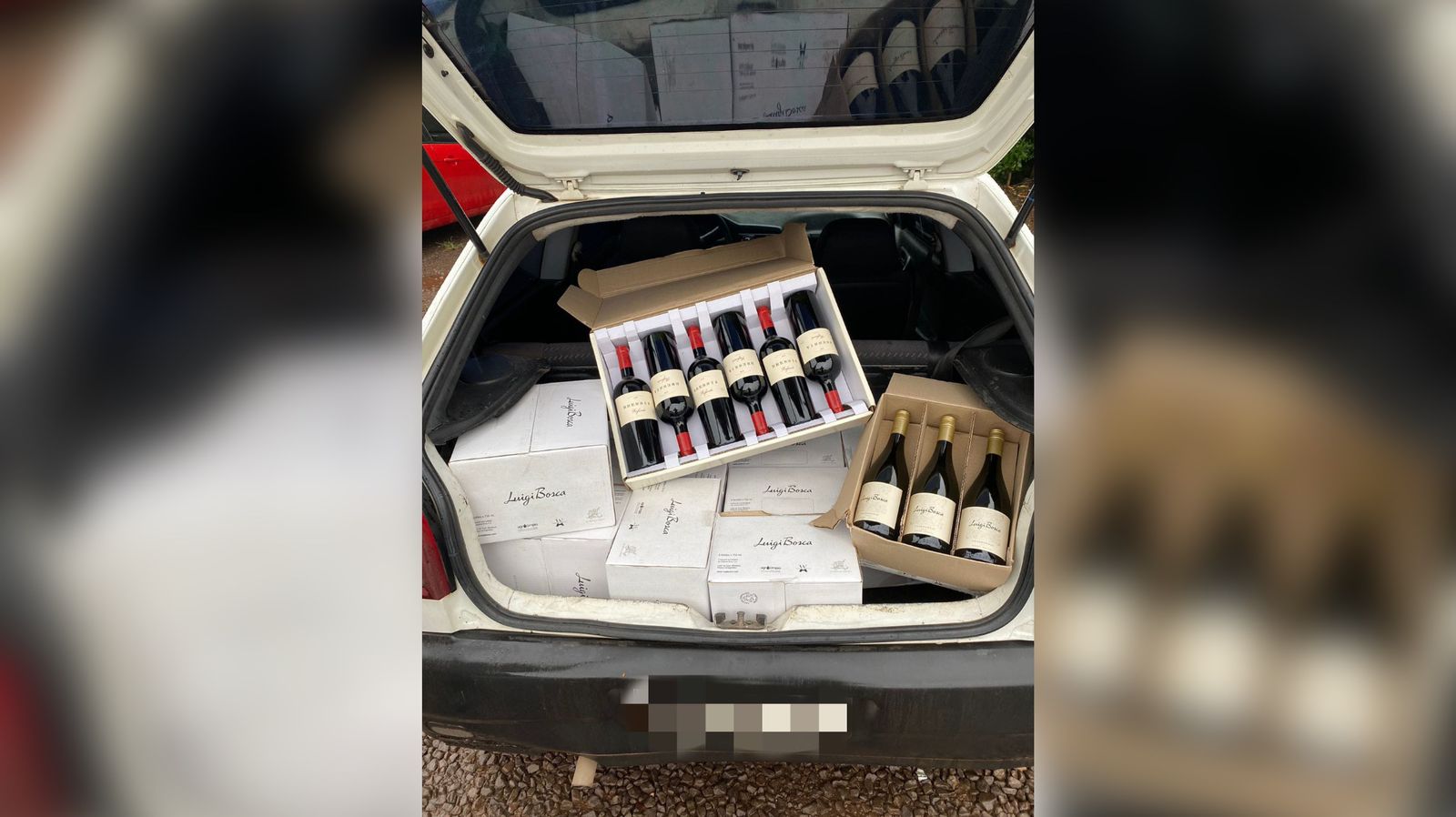 PM flagra veículo carregado de vinho sem nota em Guaraciaba