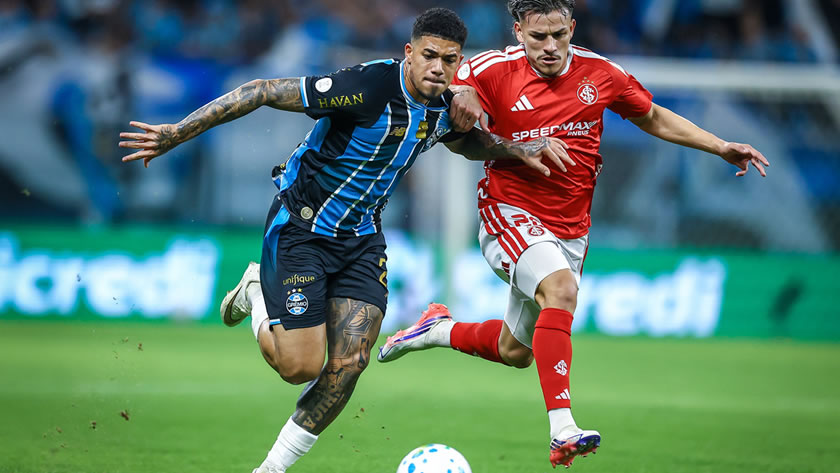 Grêmio e Inter têm 25,8% de chance de cair juntos para a Série B, aponta UFMG