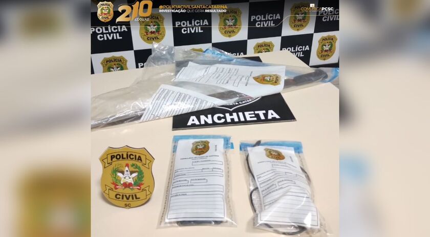 Polícia Civil apreende objetos que podem ter sido utilizados em homicídio no interior