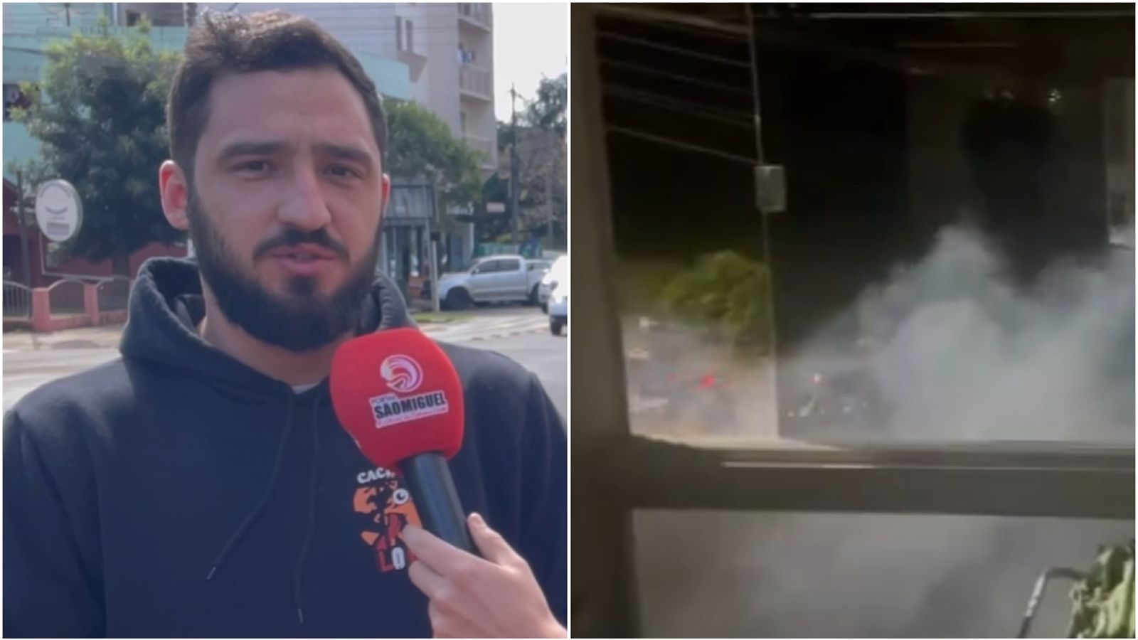 Representante dos motoboys fala sobre manifestação em que ocorreu soltura de foguete no centro