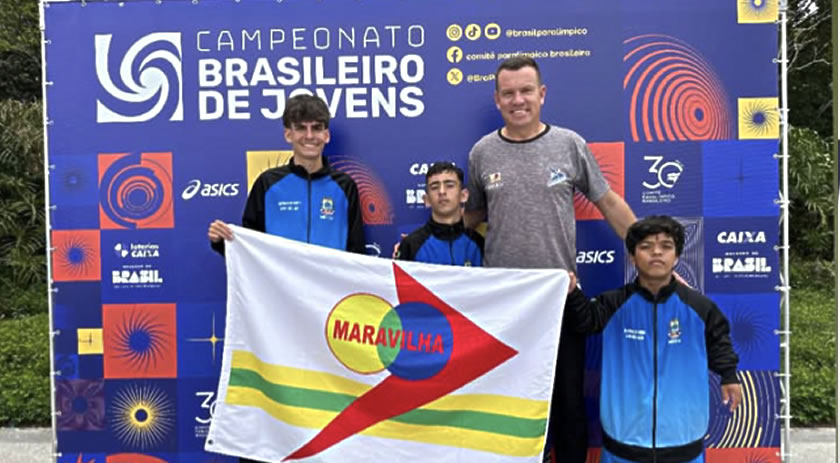Paradesporto de Maravilha fatura 5 ouros e 3 pratas no Campeonato Brasileiro de Jovens 2025