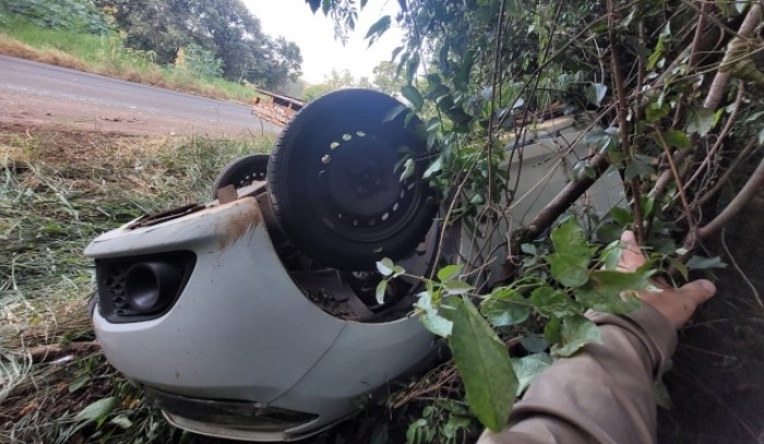 Colisão traseira na SC-283 deixa três feridos