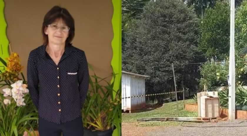 Poste cai em cima de mulher e mata vítima de 58 anos