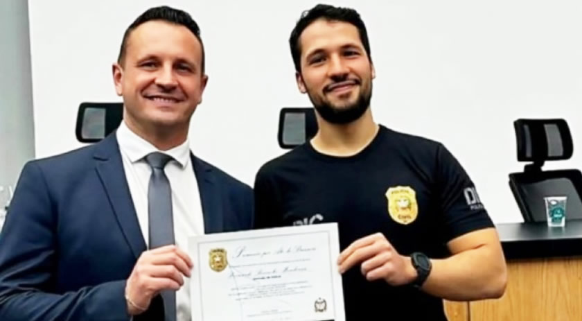 Policial Civil é promovido e homenageado por ato de bravura