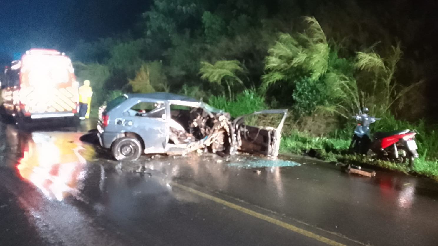 Motorista morre em grave acidente na BR 163, em São Miguel do Oeste