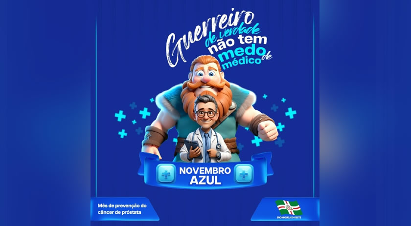 Novembro Azul é mês de alerta à saúde do homem