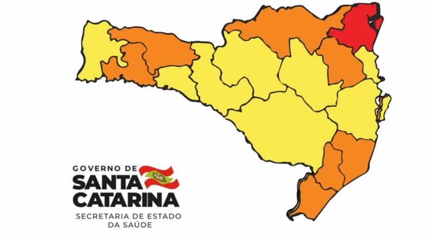 Estado tem apenas uma região com nível gravíssimo para Covid-19, aponta nova Matriz de Risco