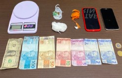 Casal é preso por tráfico de drogas no bairro Bela Vista