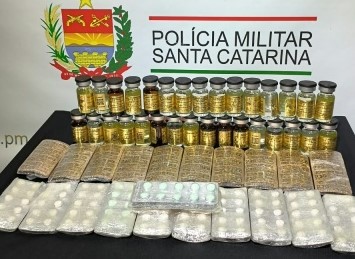 Motorista é preso com 430 comprimidos de oxicodona e anabolizantes