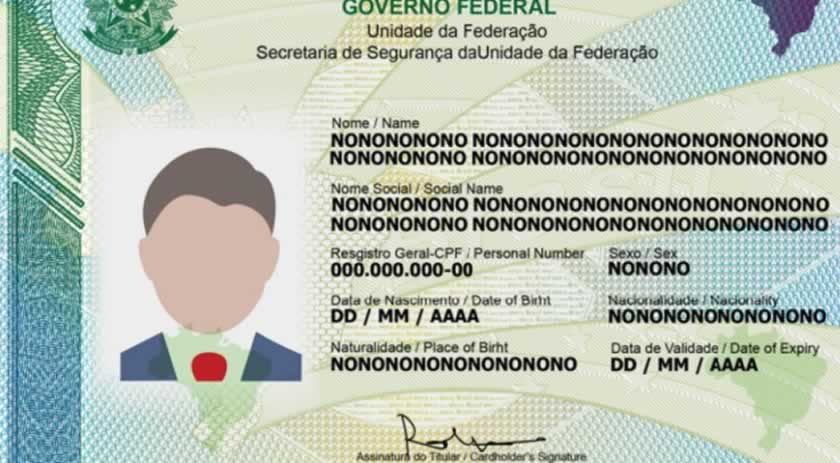 Veja quais são as regras de emissão da nova carteira de identidade