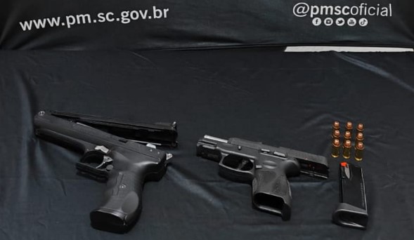 Homem é preso por porte ilegal de arma de fogo