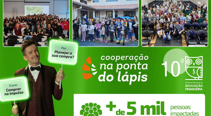Sicredi Fronteiras PR/SC/SP participa da 10ª Semana ENEF