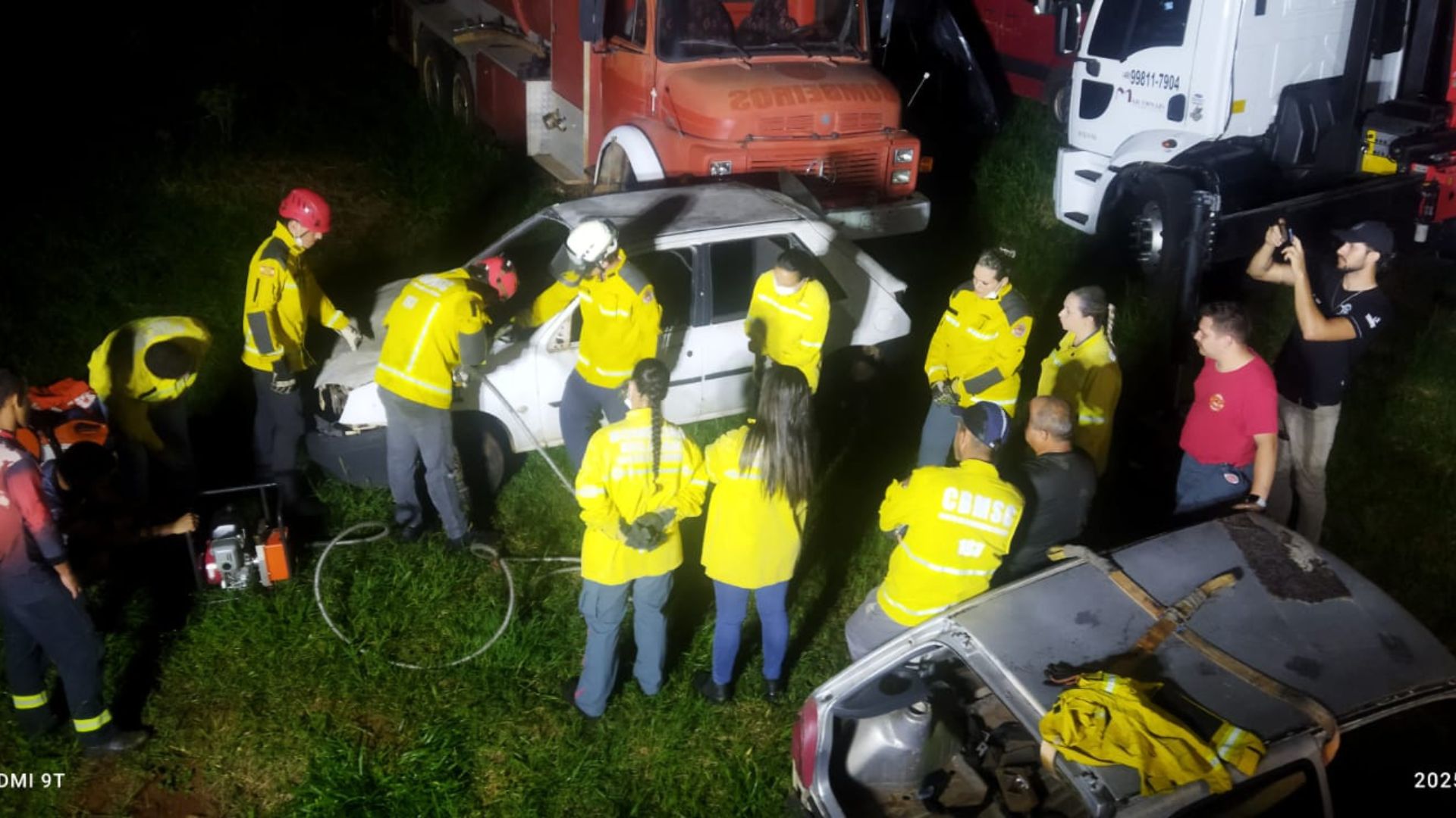 Corpo de Bombeiros realiza treinamentos de resgate veicular
