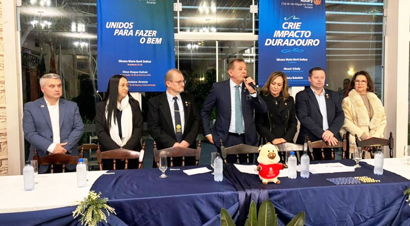 Rotary Club Arcanjo é inaugurado oficialmente