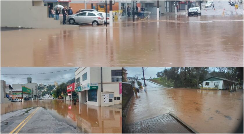 Maravilha registra diversos pontos de alagamento e avenida é interditada