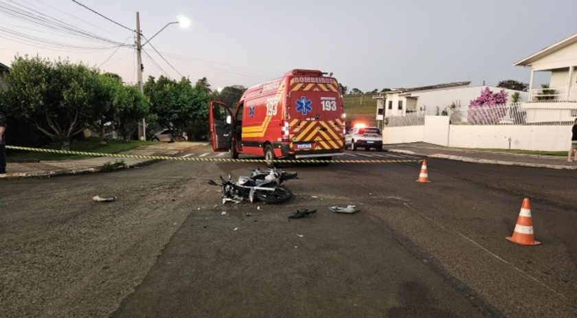 Jovem morre em acidente no Bairro São Jorge, em São Miguel do Oeste