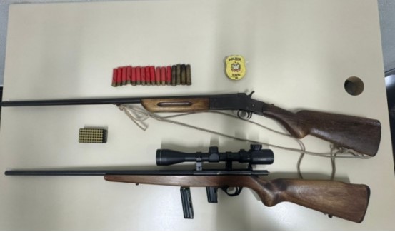 Idoso é preso por porte ilegal de armas no Oeste de SC