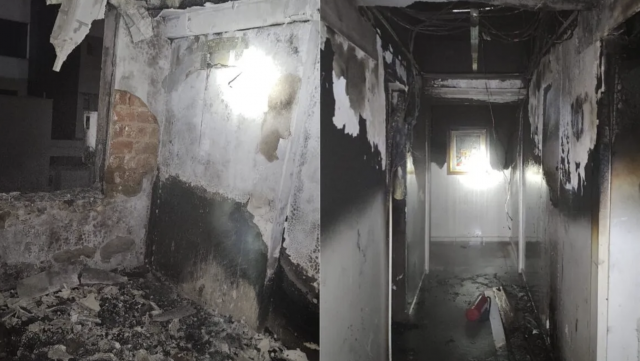 Incêndio em hotel deixa cinco hóspedes feridos durante a madrugada