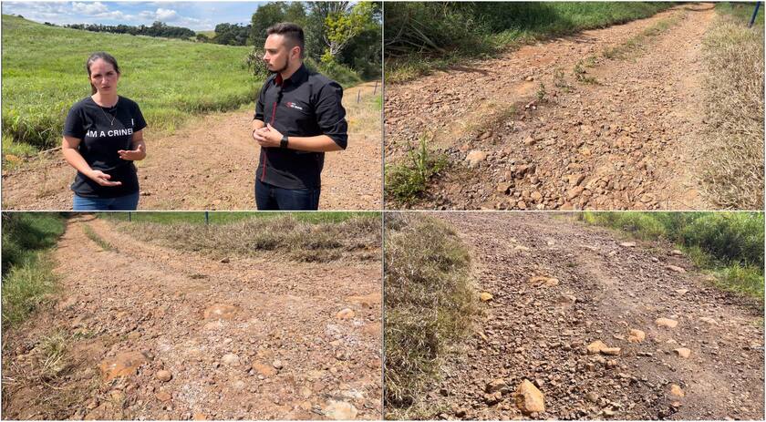 Prefeitura revitaliza estrada geral, mas deixa acesso a propriedade em péssimas condições no interior