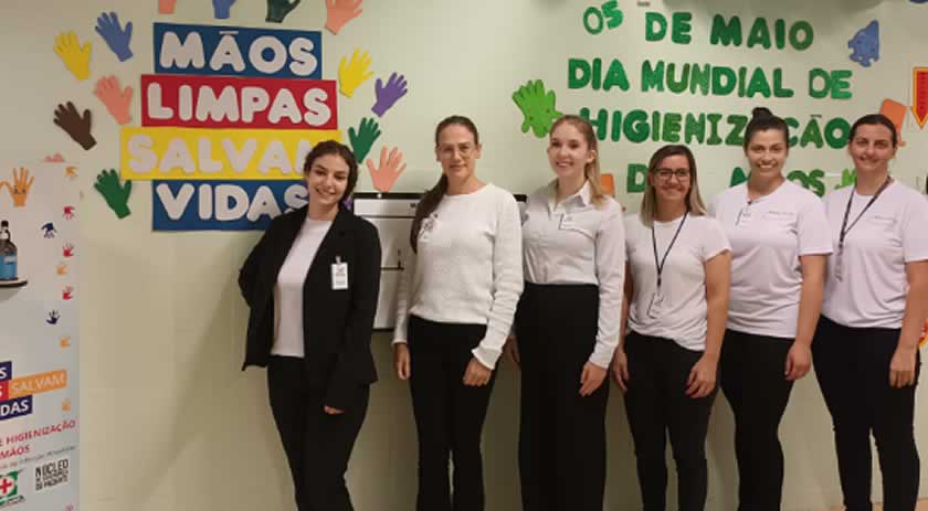 Hospital São José realiza campanha para lembrar do Dia Mundial de Higienização das Mãos
