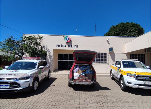 Apreensão por contrabando e descaminho é registrada da SC-161