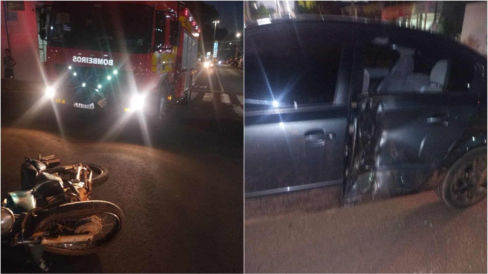 Jovem sofre ferimentos graves em colisão em São José do Cedro