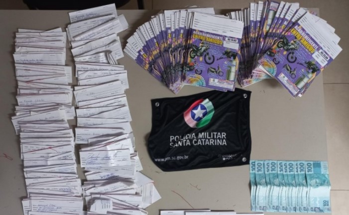 Rifas suspeitas são apreendidas pela Polícia Militar