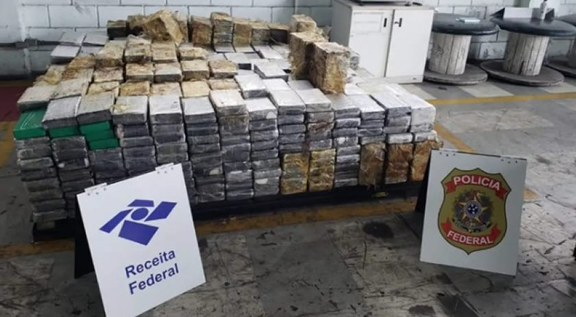 Mais de uma tonelada! Receita e PF fazem maior apreensão de cocaína do ano