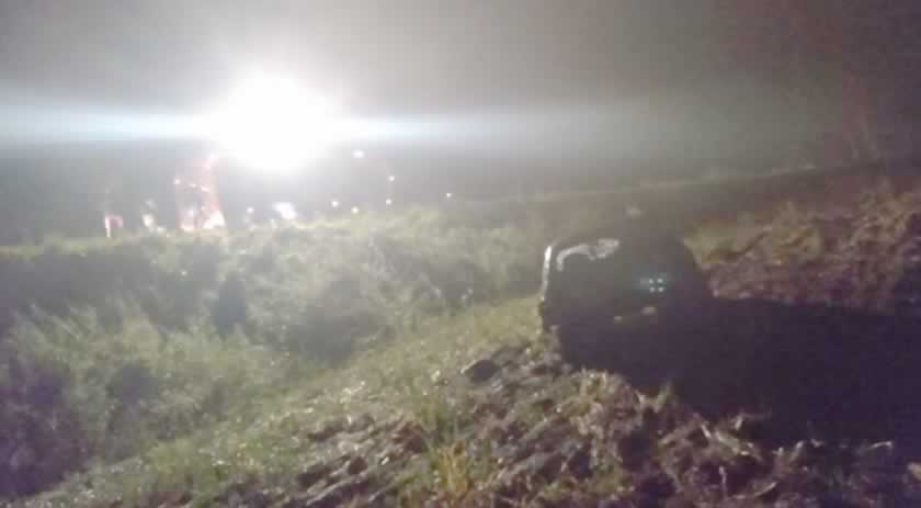 Duas pessoas ficam feridas após acidente na BR-158