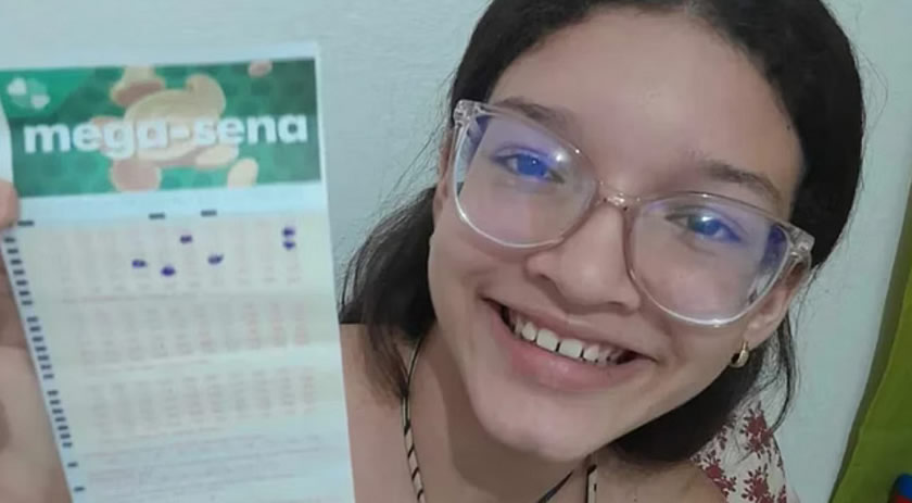Menina acerta os 6 números da Mega-Sena, mas pais não fazem aposta