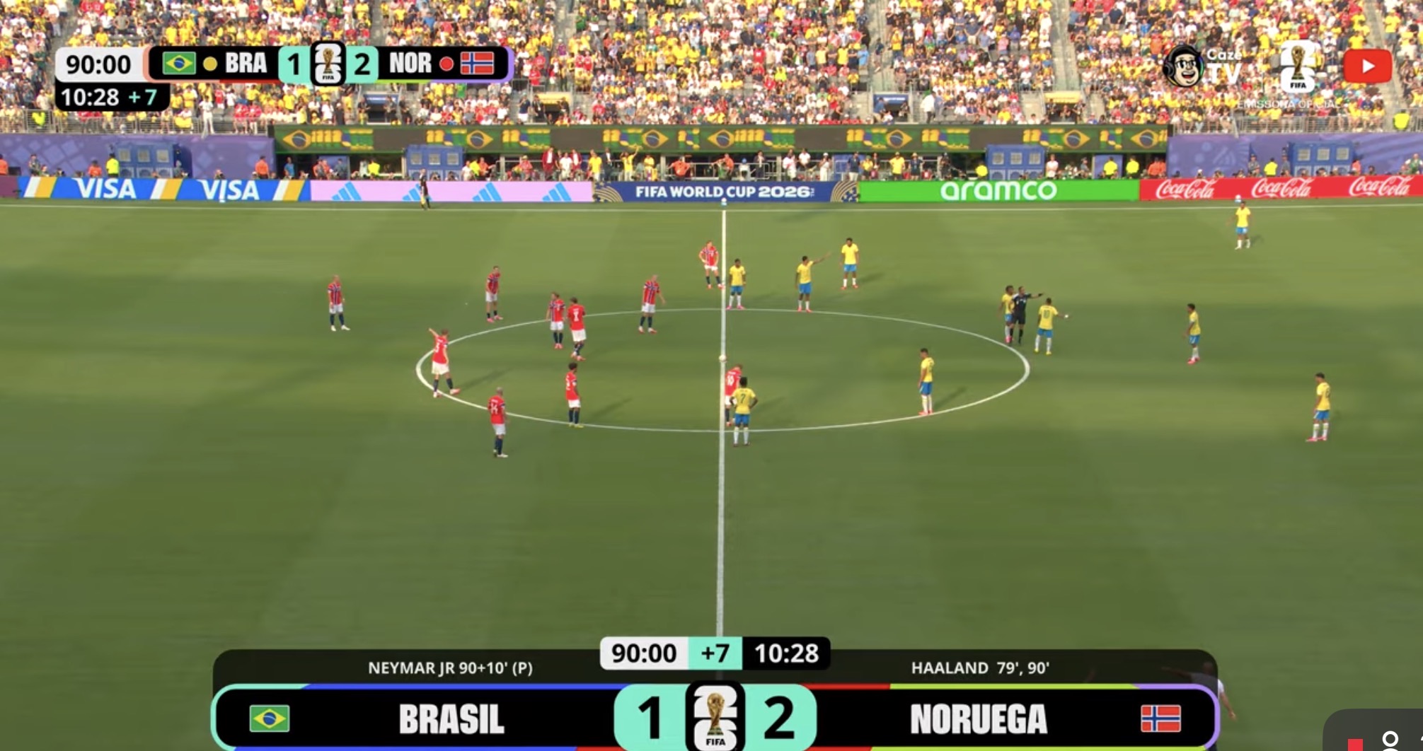 Brasil é eliminado pela Noruega e adia sonho do hexacampeonato