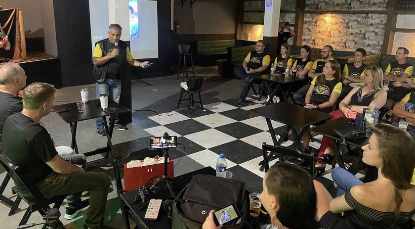 Moto Grupo Cães do Asfalto realiza encerramento do XVIII Motocão e apresenta dados à imprensa