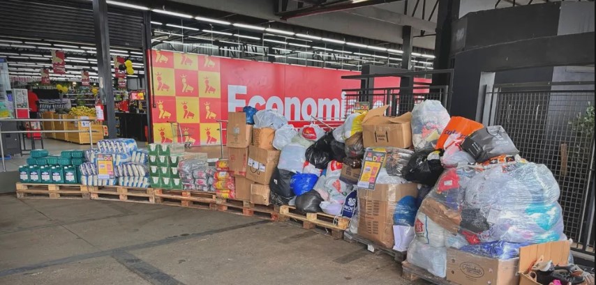 Supermercado Imperial entrega doações da ação “Nem Frio, Nem Fome”