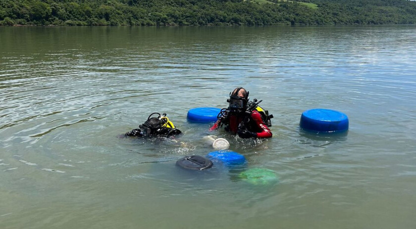 Bombeiros realizam buscas por homem desaparecido às margens do Rio Cedro