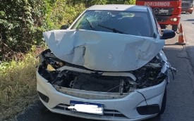 Colisão entre automóvel e caminhão deixa uma vítima na BR-158