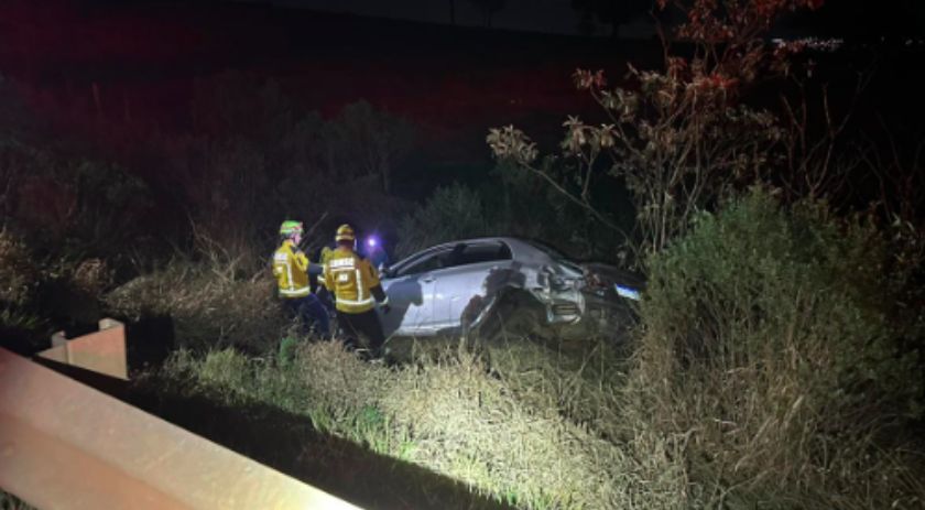 Adolescente de 17 anos sofre ferimentos graves em acidente de trânsito na SC-480