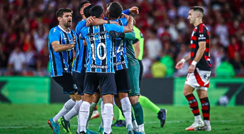 Com gol de Volpi, Grêmio empata com o Flamengo no Maracanã