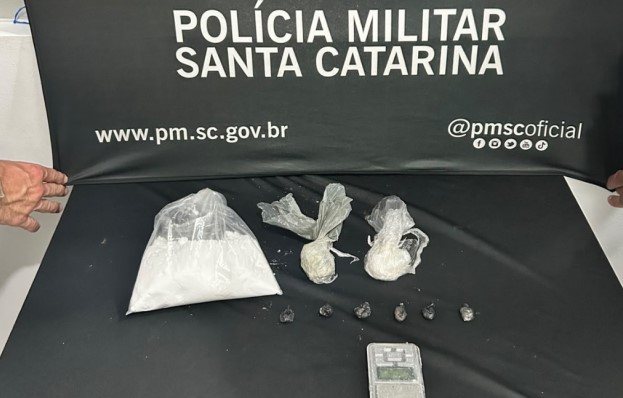Homem e mulher são presos por tráfico e associação para o tráfico