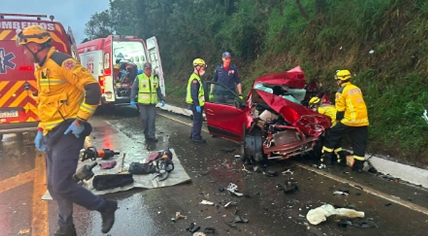 Concluída investigação de acidente com duas mortes na BR-282