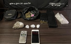 Em operação conjunta, PM prende homem por tráfico de drogas