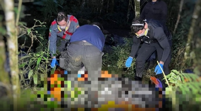 Corpo em estado de decomposição é encontrado em trilha em Xaxim