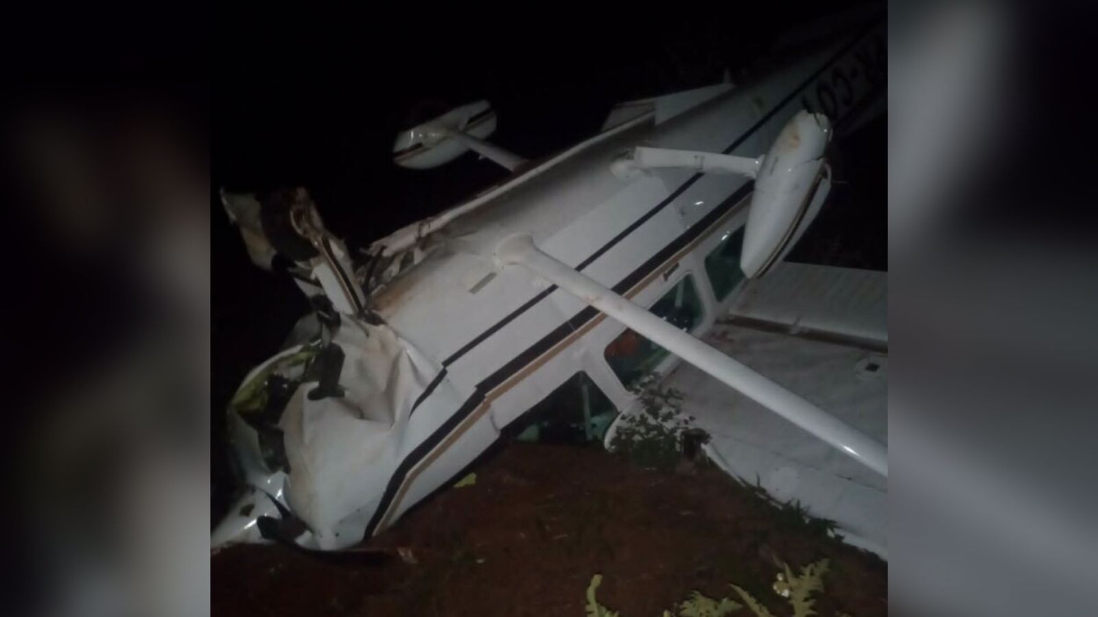 Avião com destino a São Miguel do Oeste faz pouso forçado após decolar de Chapecó