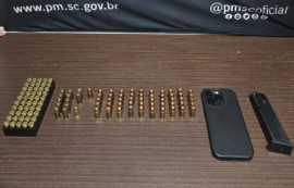 Homem é preso por posse ilegal de munição no Oeste de SC