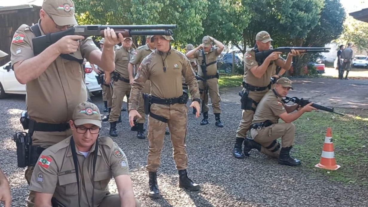 Sessenta policiais militares realizam curso para sargento no Oeste