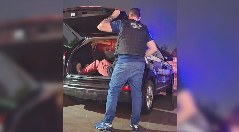 Polícia Civil recaptura foragido de Presídio Regional do Oeste de SC