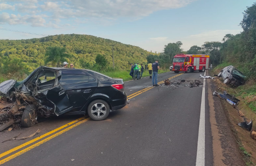 Acidente mata homem, bebê de 4 meses e deixa 4 feridos no Oeste de SC
