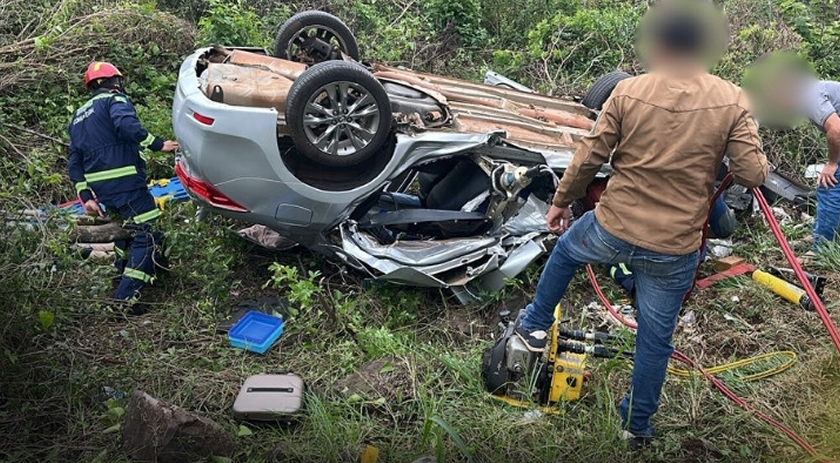 Idoso de São José do Cedro morre em colisão frontal na BR-163 entre Santo Antônio do Sudoeste e Barracão